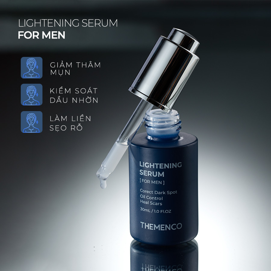 Lightening Serum - Sản phẩm giúp giảm thâm và làm sạch da dành riêng cho nam đến từ The Menco