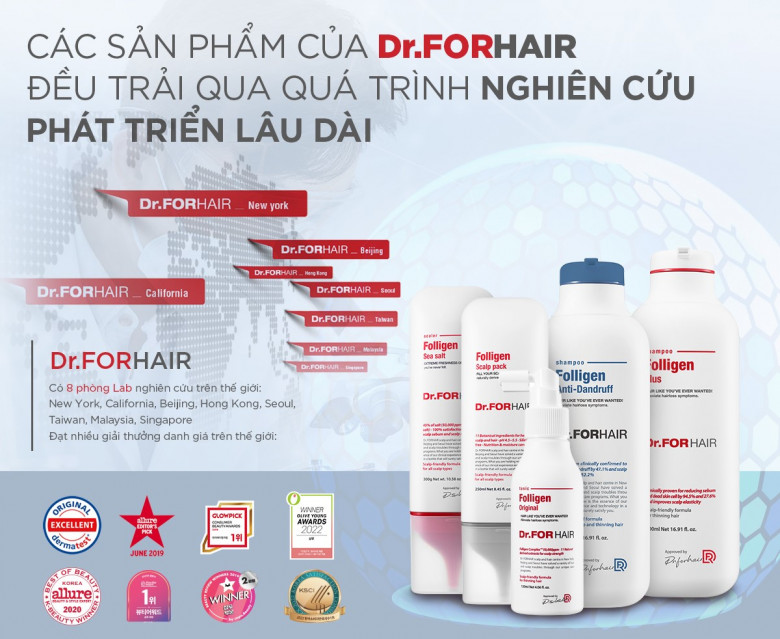 Dr.FORHAIR - thương hiệu Hair Premium thay đổi quan niệm chăm sóc tóc và da đầu