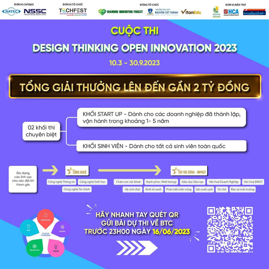 Từng bừng khai mạc cuộc thi “Design Thinking - Open Innovation 2023”